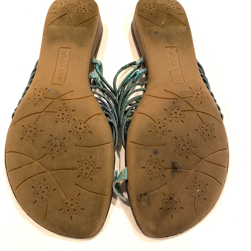 Turquoise sandals - Picture 9 of 15